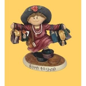 1998 Zingle-Berry "Born to Shop" Figure Edition #3E/2929 - VTG 5” Boutiques